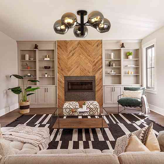 Люстра у вітальню GLX-22901-5 на 5 плафонів Коломия