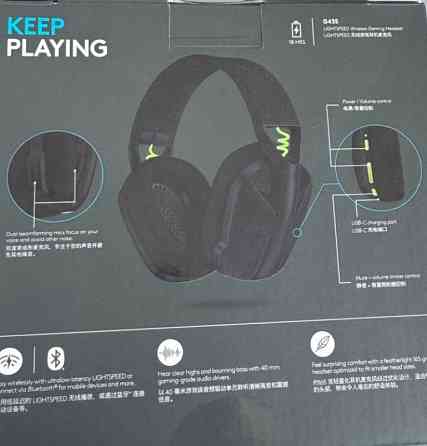 НОВІ навушники Logitech G435 Black геймерские наушники. Киев