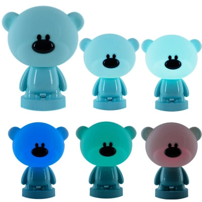 Нічник Kite Світильник LED з акумулятором Bear, блакитний (K24-490-2-3) Вінниця - фото 4