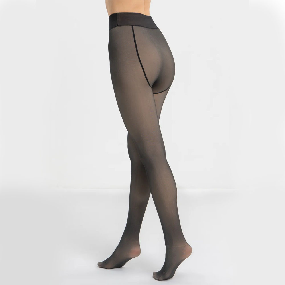 Зимние колготки с эффектом голых ног, 48-54 размер / Теплые женские колготки на зиму Киев - изображение 4