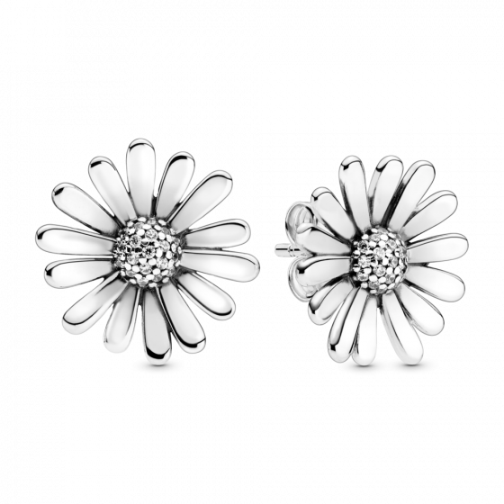 Срібні сережки-пуссети   "Блискучі маргаритки" 298812C01 MasterSem Київ - фото 1