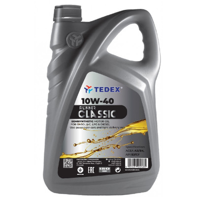 Моторное масло TEDEX RUNNER CLASSIC SJ/CF-4 10W40 1л Винница - изображение 1