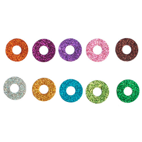 Глаза для игрушек 16мм цветные винтовые с фиксатором 30шт, пластиковые Винница - изображение 2