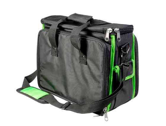 Сумка для інструментів монтерська MASTERTOOL 400х180х310 мм 30 кишень посилене дно знімний ремінець 1680 DEN 79-1936 Коломия