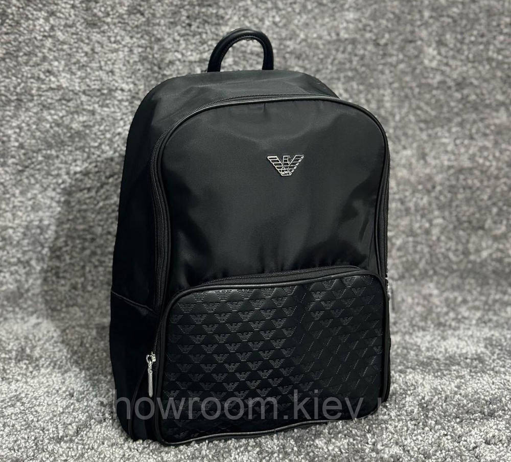 Мужской брендовый рюкзак GA (5155) black Киев - изображение 1
