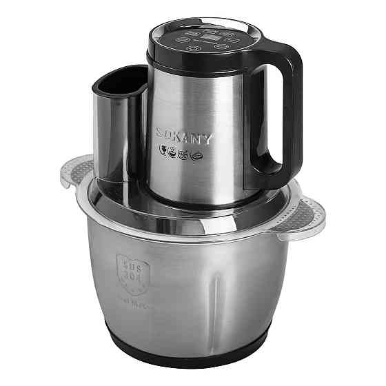 Чоппер измельчитель 600 Вт 6 лезвий с чашей на 2,5 литра мясорубка Sokany SK-06035 Киев