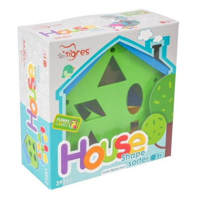 Розвиваюча іграшка Tigres сортер Будиночок розвиваючий червоний (39351) Вінниця - фото 2