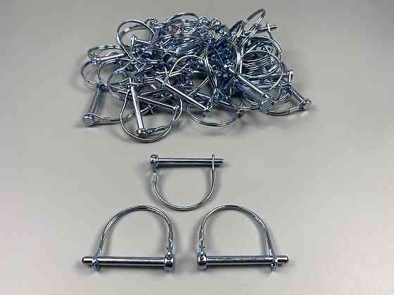 Палець із капелюшком стопорний 6 х 60 + блокувальний чек напівкруг Мукачево