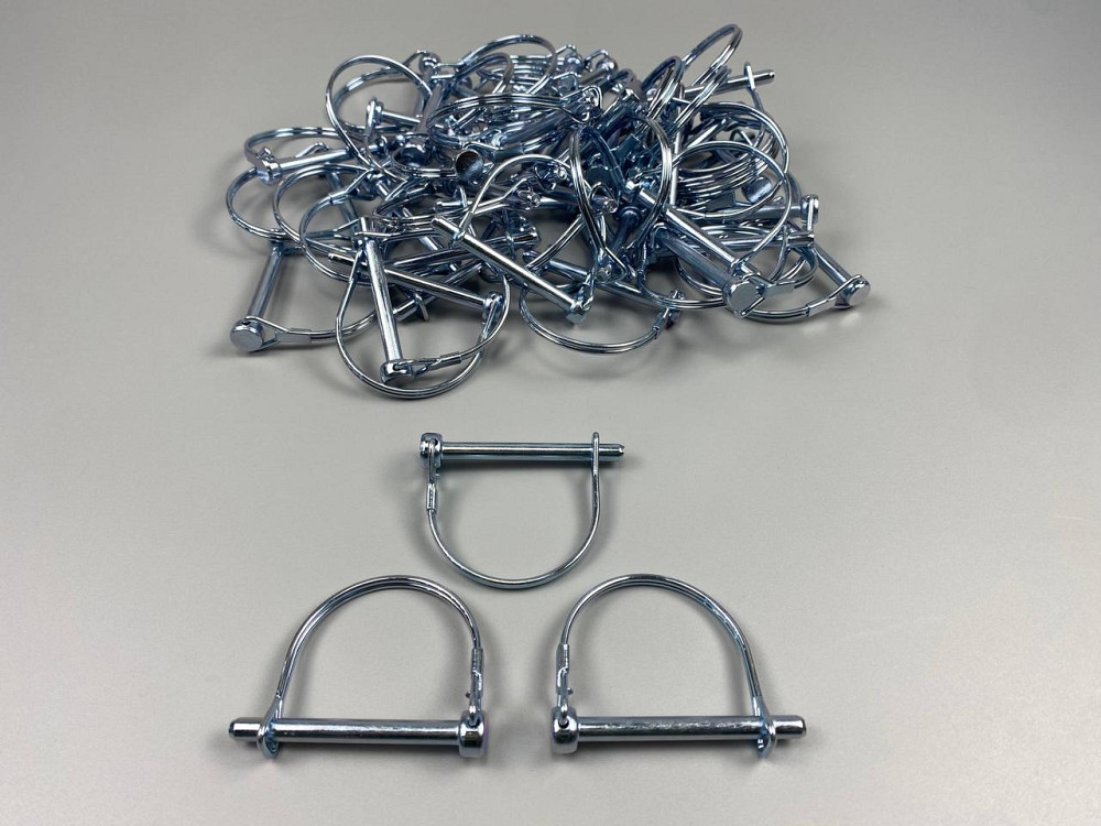 Палець із капелюшком стопорний 6 х 60 + блокувальний чек напівкруг Мукачево - фото 1