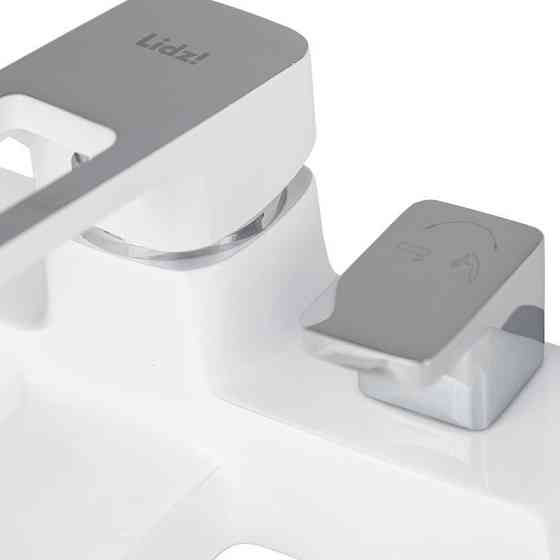 Змішувач для ванни Lidz Wawel 006 з душовим гарнітуром білий/хром Київ