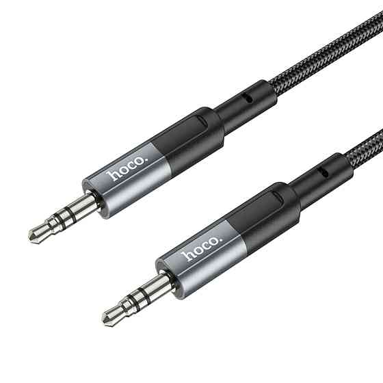 Аудiокабель HOCO UPA23 AUX audio cable Metal Gray Киев