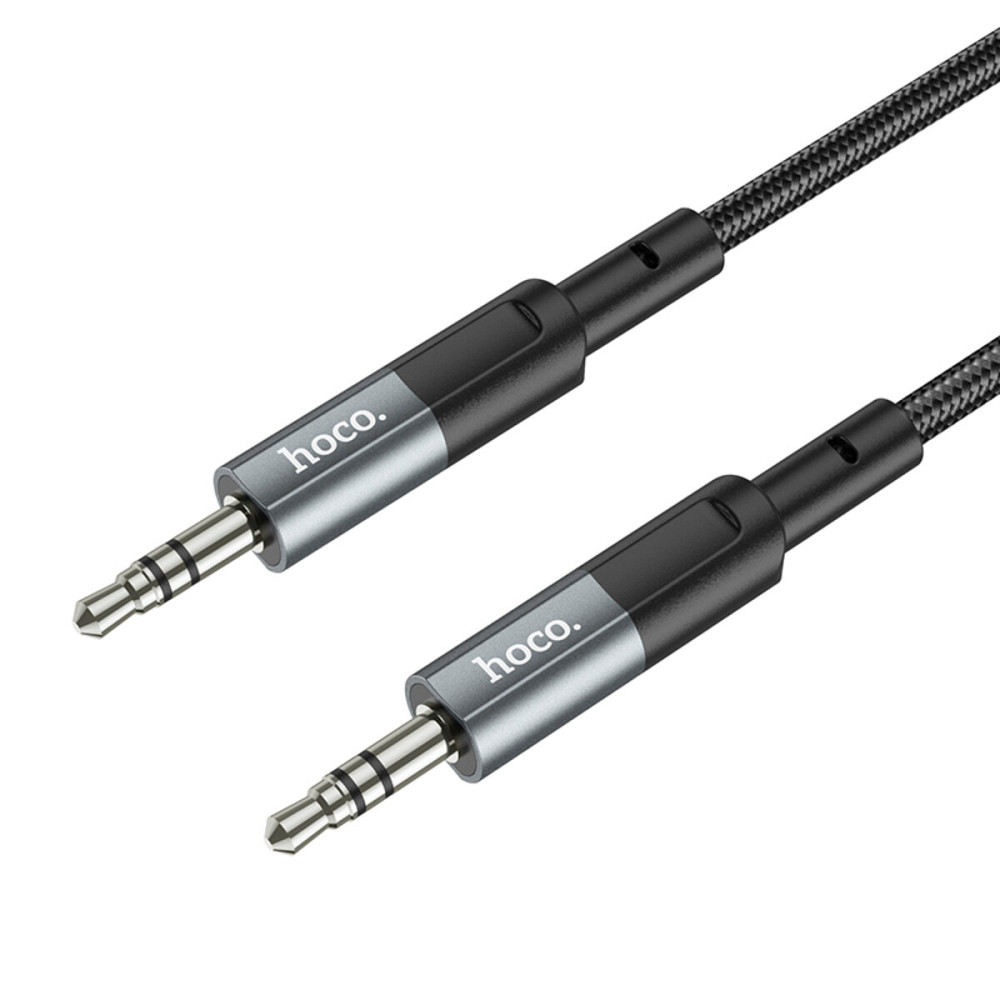 Аудiокабель HOCO UPA23 AUX audio cable Metal Gray Киев - изображение 3