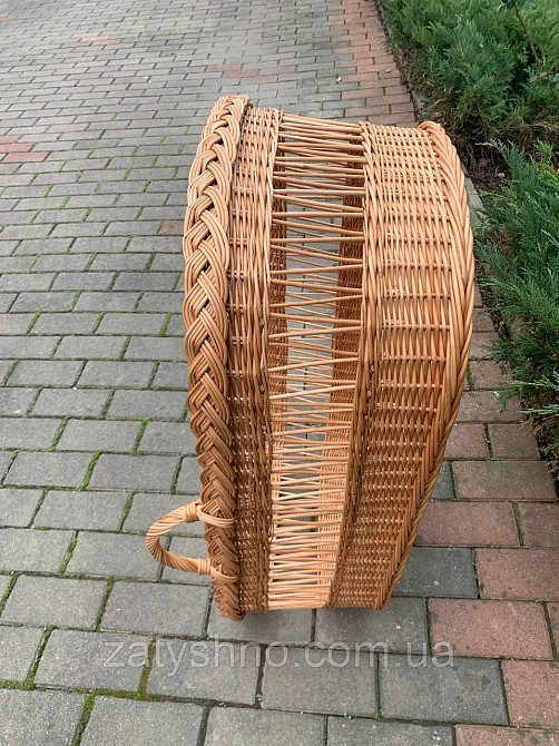 Ліжечко плетене з лози перенесення Київ - фото 5