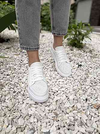 G.S.V. Кеди жіночі G.S.V. L8 білі (весна-осінь, шкіра натуральна) (4475) Коломыя