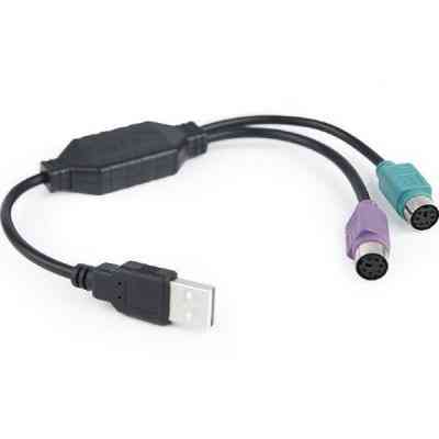 Перехідник USB to PS/2 Cablexpert (UAPS12-BK) Вінниця