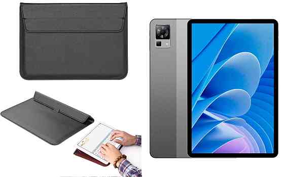 Чохол-конверт VitoCase для DOOGEE T30, T30 Pro, з функцією підставки для планшета Чорний Київ