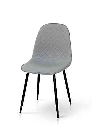 Стілець Марс, чорний/ тканина сіра Київ