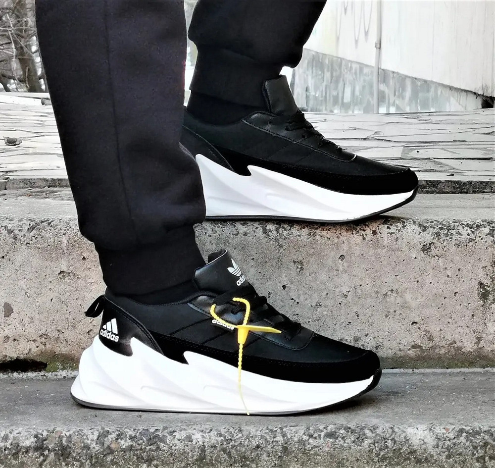 Кроссовки Adidas $harks Женские Адидас Черные Акулы (размеры: 36,39) Днепр - изображение 3