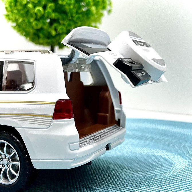 Машинка Джип TK Union Группа Toyota Land Cruiser инерционная 1:24 Белая (GT - 4789) Чернігів - фото 8