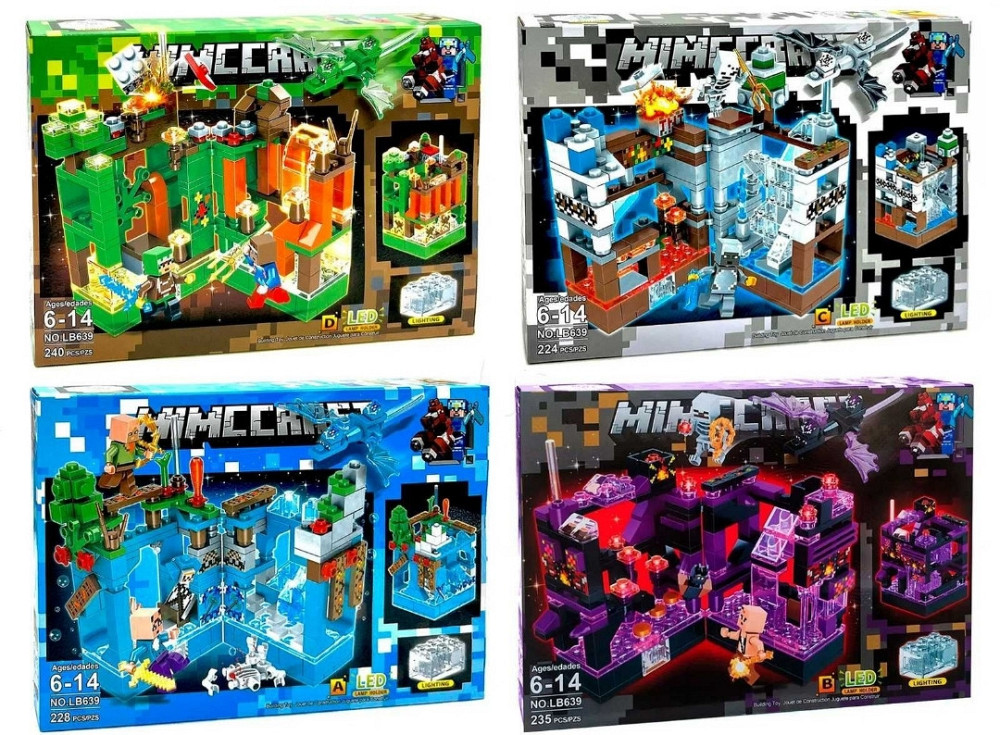 Большой набор Lego MINECRAFT 4 Крепости, 927 деталей. Лего Майнкрафт. Харьков - изображение 6