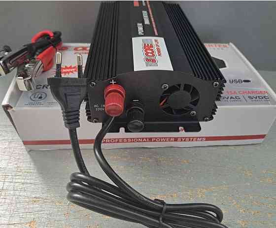 Безперебійник Інвертор із зарядкою 1300W 15 А Перетворювач 12V на 220 V. Київ