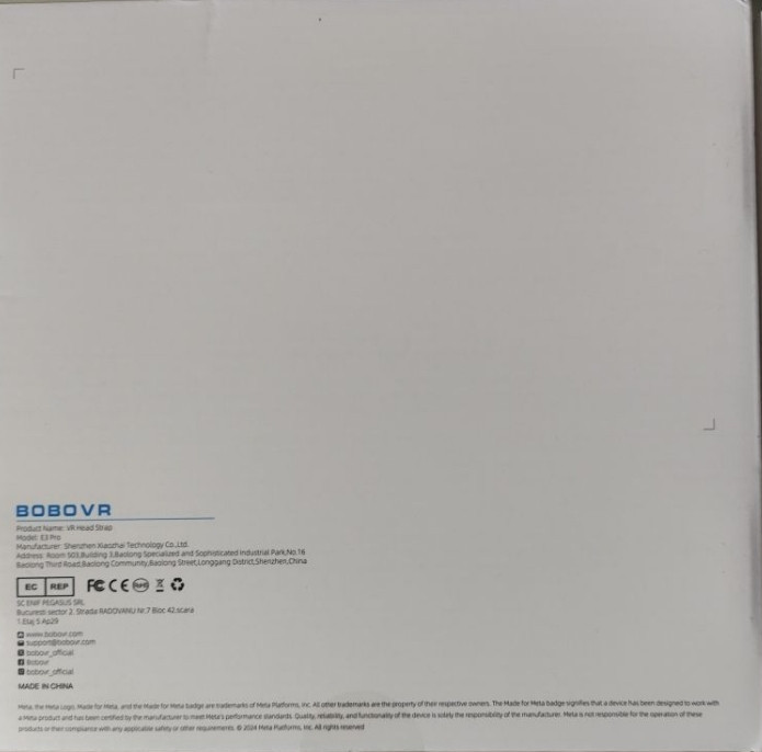 BOBOVR E3 Pro Head Strap‼️ для Meta Quest 3/3S Акумулятор 10000 mAh. Киев - изображение 6