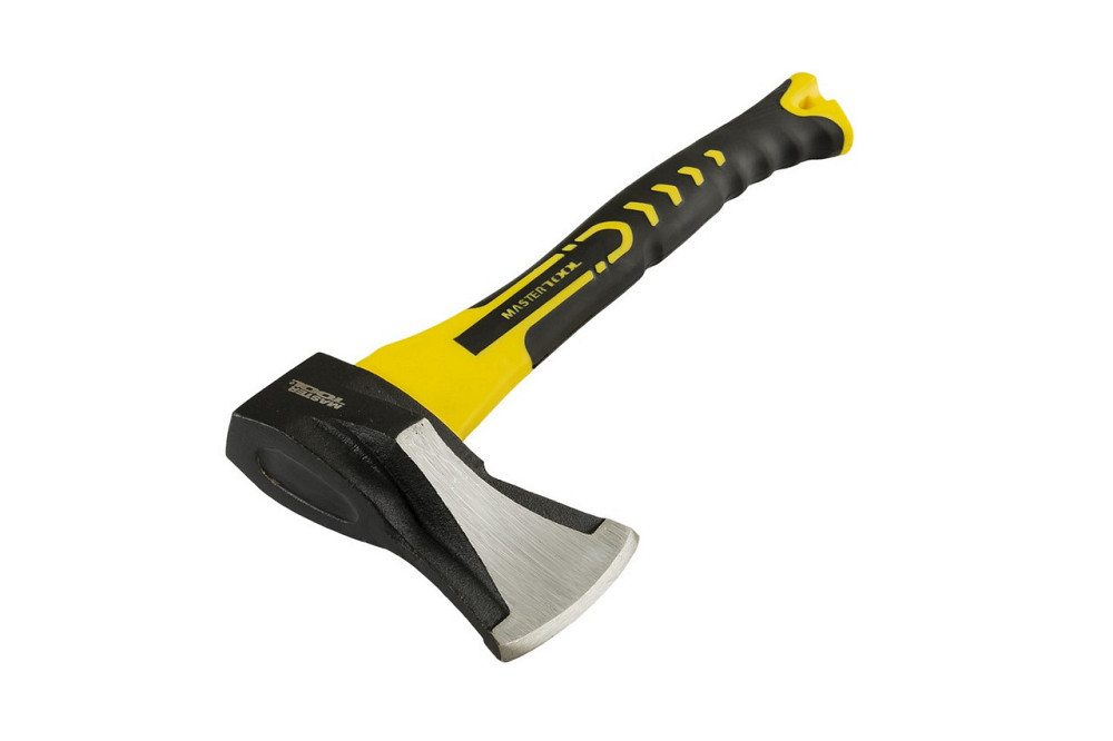 Сокира-колун MASTERTOOL 1000 г HRC60 ручка фібергласова 390 мм 05-0208 Рівне - фото 5