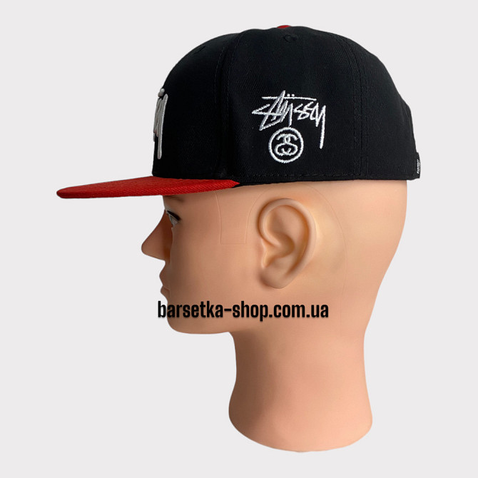 Кепка Stussy черно-красный 52-69(р) Запорожье - изображение 5