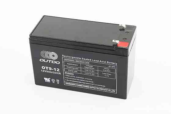 Акумулятор 12V9Ah OT9-12 кислотний (L151*W65*H94mm) для ДБЖ, іграшок та ін. Бершадь