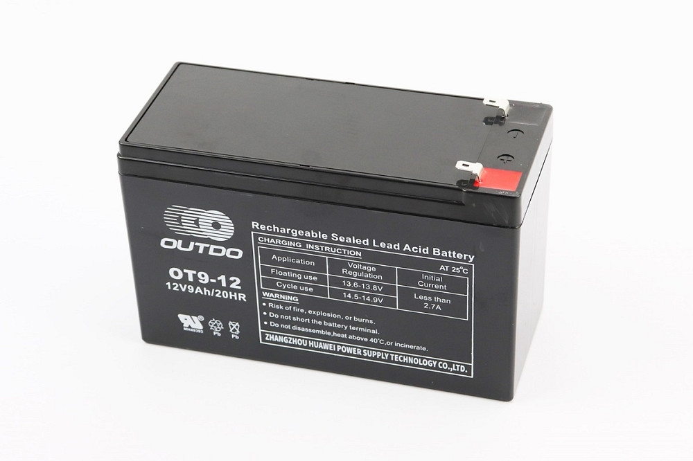 Акумулятор 12V9Ah OT9-12 кислотний (L151*W65*H94mm) для ДБЖ, іграшок та ін. Бершадь - фото 1
