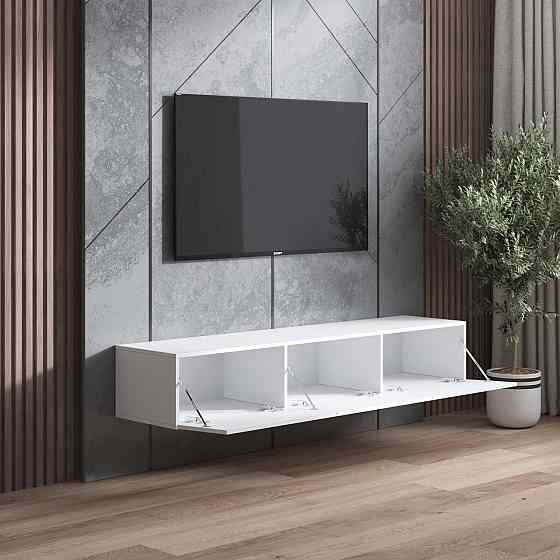 Тумба під телевізор VAYS, навісна тумбочка M-19 Антрацит Львів