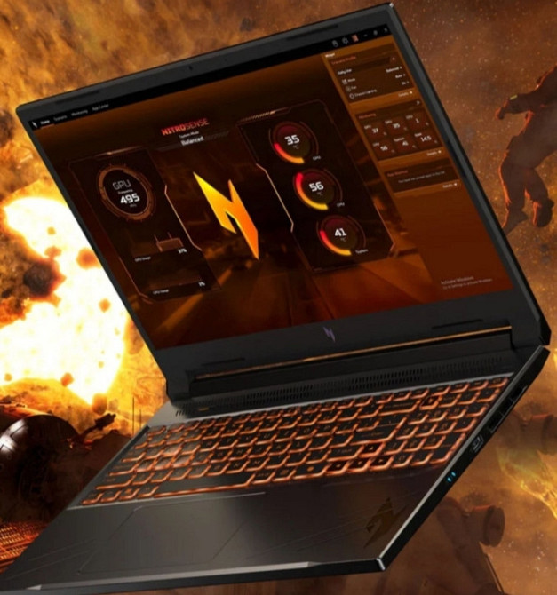 Ноутбук ACER Nitro V16 R5-8645HS , 8/512Gb. RTX 4050 165Hz. Киев - изображение 4