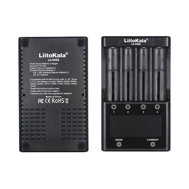 Заряднoe устройство Liitokala Lii-500S на 4 канала (для Ni-MH, Ni-CD, Li-Ion) с блоком питания Киев - изображение 6