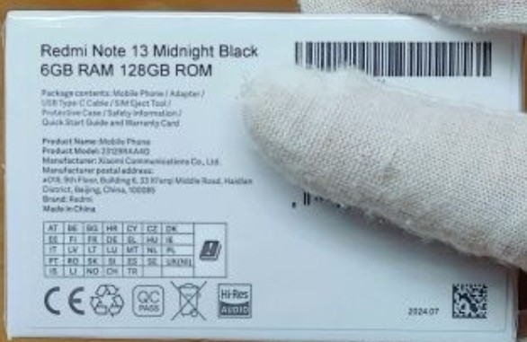 Телефон: Xiaomi Redmi Note 13 Black 6/128Gb. Київ - фото 2