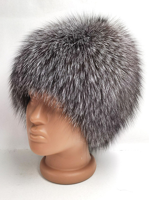 Шапка зимняя меховая женская сноп Снежана Серый Харьков - изображение 4