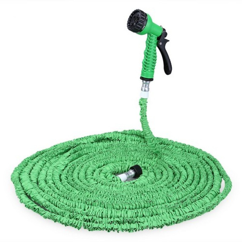 Шланг садовий Мagic House 22.5м75FT, що розтягується в 3 рази, 7 режимів роботи для поливу Одеса - фото 2