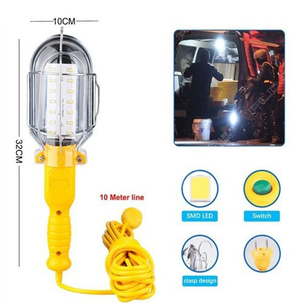 Фонарь переносной WORKING PLD-9014 от сети 220 V, кабель 10м, крюк для подвешивания EX-61 Львов - изображение 9