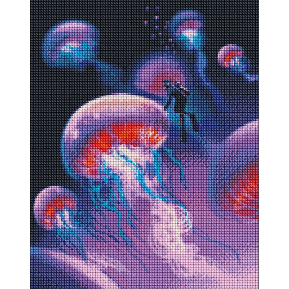 Алмазна мозаїка "Досліджуючи океан" Ідейка AMO7166 40х50см Вінниця - фото 1