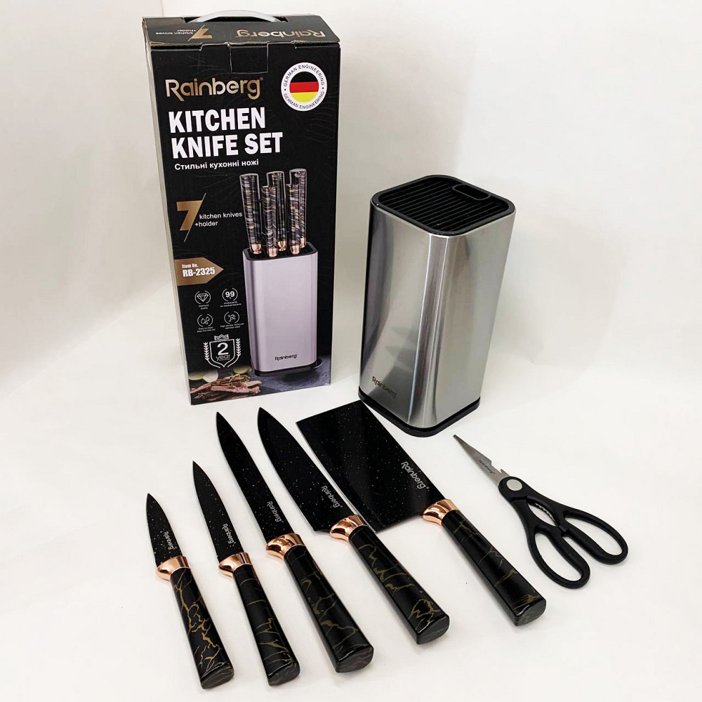 Набір ножів для гурманів і кулінарів, Кухонні ножі для нарізання Професійні ножі домашньої кухні MU-60 Івано-Франківськ - фото 7