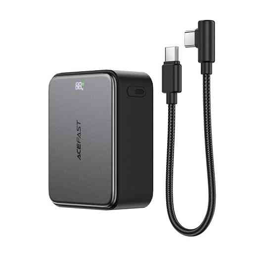 Павербанк 10000 mAh ACEFAST M28 22.5W быстрая зарядка кабель в комплекте черный power bank повербанк Одесса