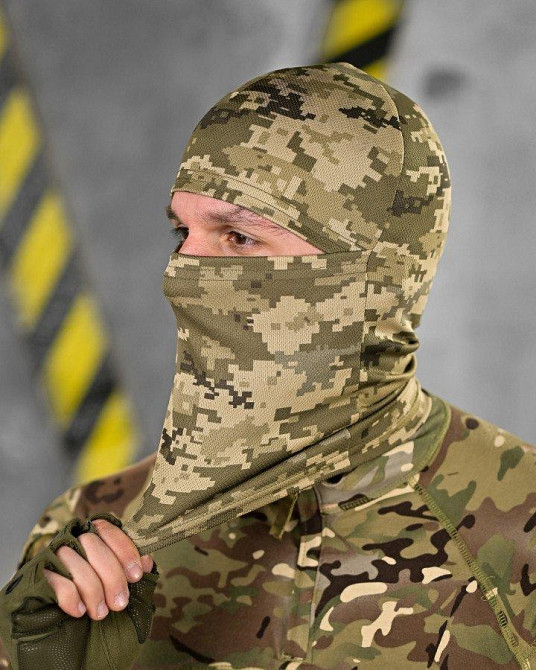 Літня балаклава coolmax піксель ВР7253 Одеса - фото 3