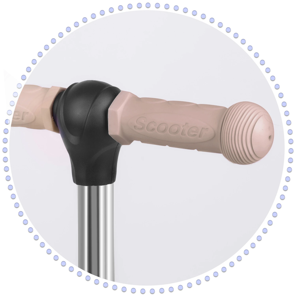 Самокат дитячий триколісний Ricokids Todi бежевий Київ - фото 5