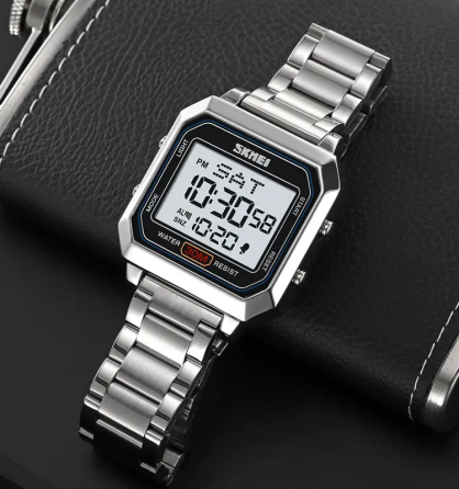 Годинник чоловічий наручний спортивний Skmei 2149 (Сріблястий) Вінниця