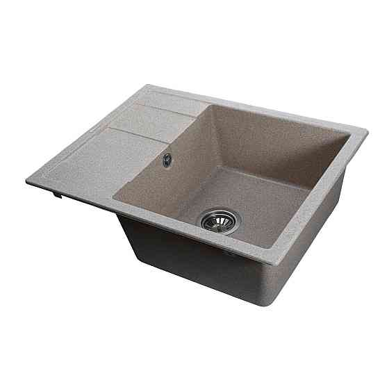 Гранітна мийка Globus Lux ONE мигдаль 650х500мм-А0008 (000021064) Київ