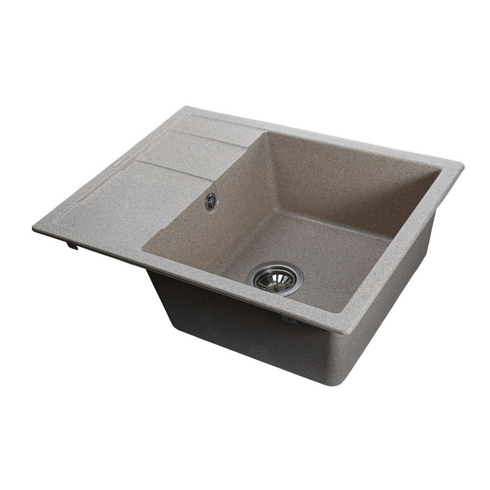 Гранитная мойка Globus Lux ONE миндаль 650х500мм-А0008 (000021064) Киев - изображение 2