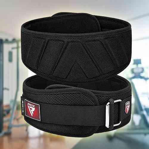 Пояс для тяжелой атлетики пауэрлифтинга атлетический пояс неопреновый RDX RX4 EVA Curve черный размер L Киев