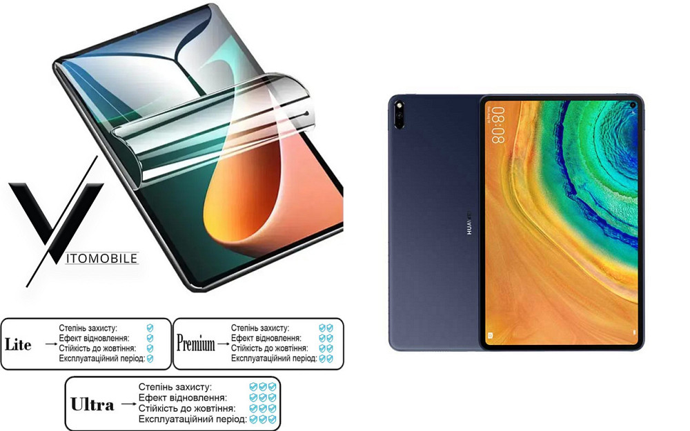 Полиуретановая пленка HyperClear Guard для Huawei Matepad 10.8 2021 Киев - изображение 1