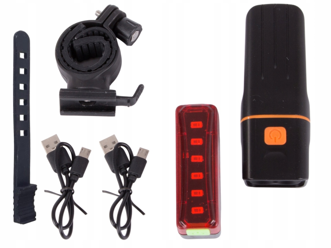 Велофонарь + габарит QX-T3206 (2xXML-T6 + габарит-6SMD) + PowerBank + microUSB (3 режима и 4 режима) Винница - изображение 11