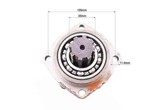 Піввісь у зборі, 8 шліців, L-420mm, D-39mm 101-2 (можливий наліт) Киев