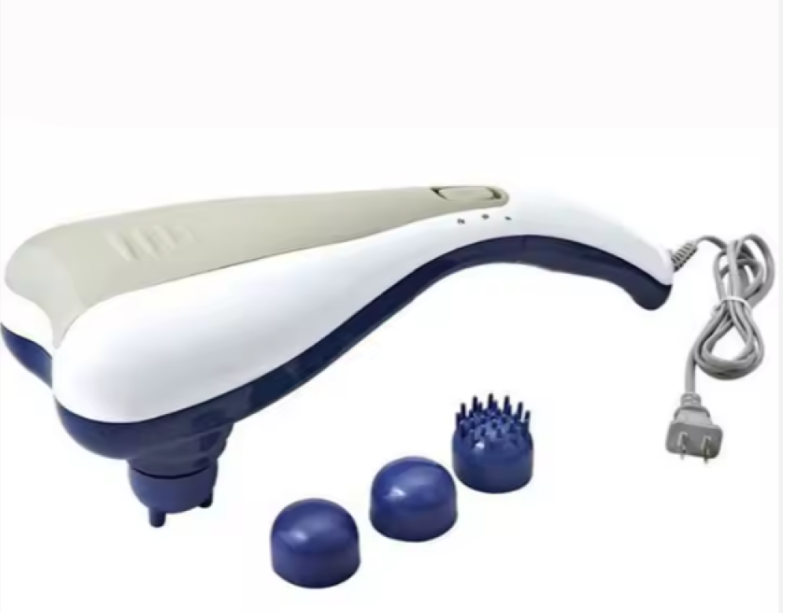 Массажный вибрационный молоток TS-5553 с подогревом, 3 насадки, 2 скорости, электрический массажер для тела Одесса - изображение 2